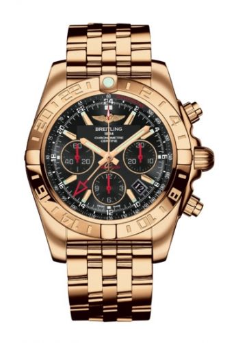 Chronomat 44 GMT Rose Gold / Black / Bracelet