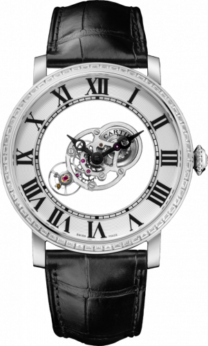 Rotonde de Cartier Astromystérieux Platinum / Baguette