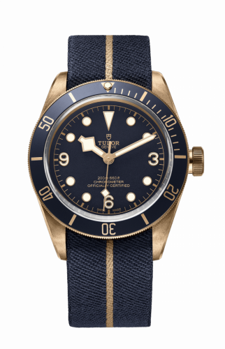 Heritage Black Bay Bronze / Bucherer Blue / Fabric