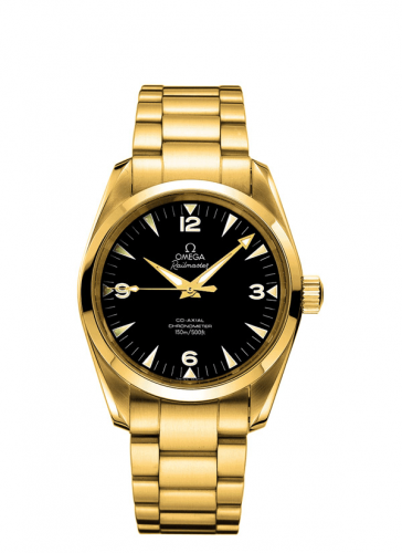 Seamaster Aqua Terra 150M Co-Axial 39.2 Railmaster Yellow Gold / Bracelet / China Train