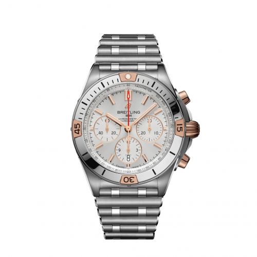 Chronomat B01 42 Stainless Steel / Red Gold / Silver  / Rouleaux