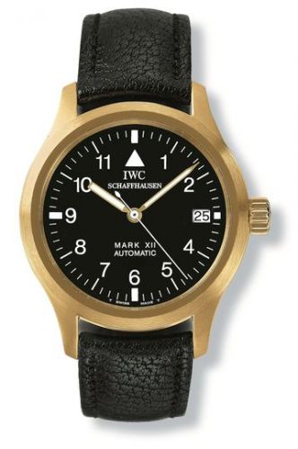 Pilot's Watch Mark XII Yellow Gold / Black / Strap