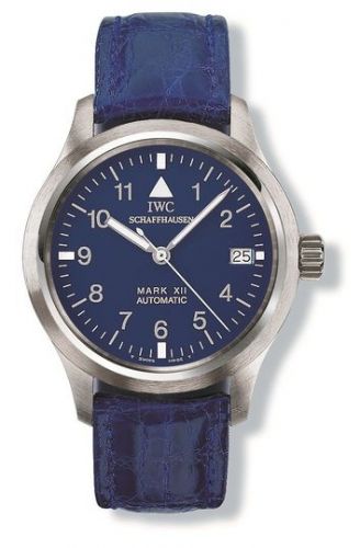 Pilot's Watch Mark XII Platinum / Blue / Strap
