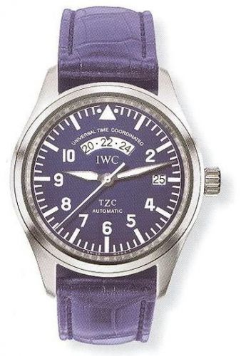 Pilot's Watch UTC Platinum / Blue / Strap