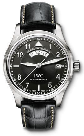 Pilot's Watch Spitfire UTC Stainless Steel / Black / Strap