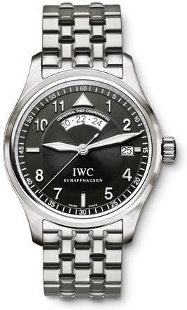 Pilot's Watch Spitfire UTC Stainless Steel / Black / Bracelet