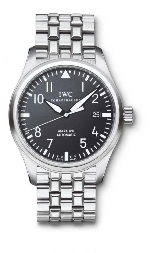 Pilot's Watch Mark XVI Stainless Steel / Black / Bracelet