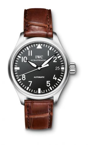 Pilot's Watch Midsize / Brown Alligator