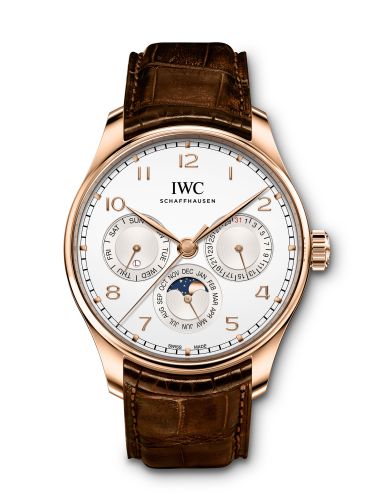 Portugieser Perpetual Calendar 42 Red Gold / Silver / Alligator