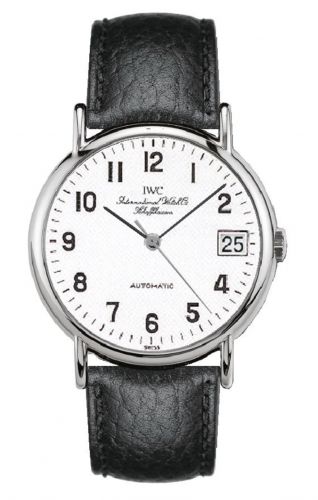 Portofino Automatic Stainless Steel / White - Railroad / Strap
