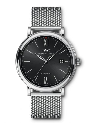 Portofino Automatic Stainless Steel / Black / Short Milanese