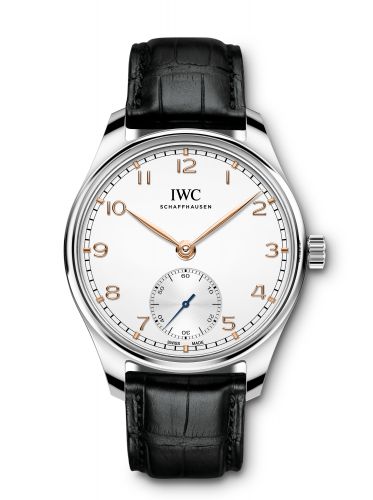 Portugieser Automatic 40 Stainless Steel / Silver / Alligator