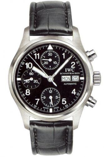 Pilot's Watch Chronograph Stainless Steel / Black / Spanish / Strap