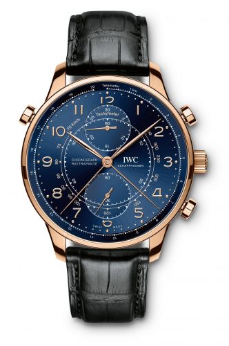 Portuguese Chrono-Rattrapante Red Gold / Blue / Boutique Milano