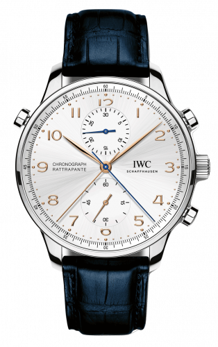 Portuguese Chrono-Rattrapante Stainless Steel / Silver / Lisboa