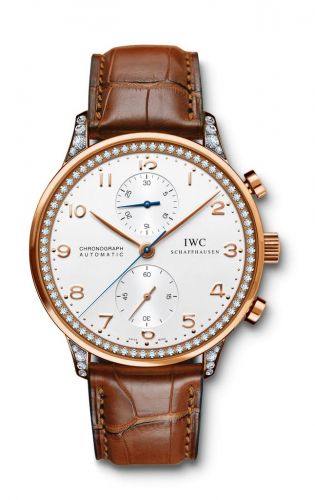 Portuguese Chrono-Automatic Rose Gold / 80 Diamond