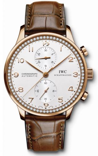 Portugieser Chrono-Automatic Red Gold / Silver / Diamond