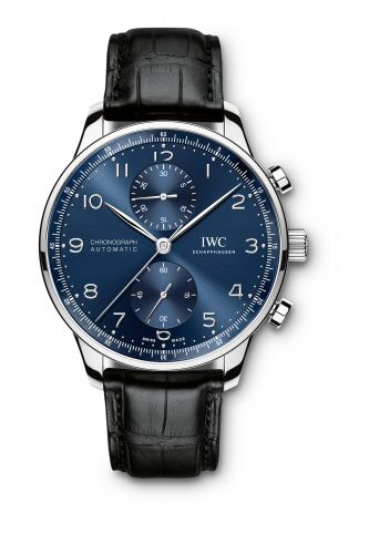 Portuguese Chrono-Automatic Stainless Steel / Blue