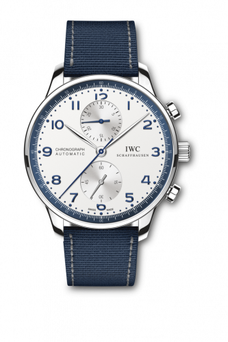 Portuguese Chrono-Automatic Stainless Steel / Bucherer Blue