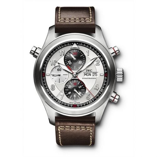 Pilot's Watch Spitfire Double Chronograph Stainless Steel / Panda / Strap