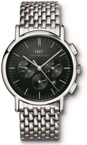 Portofino Chronograph MecaQuartz Stainless Steel / Black / Bracelet