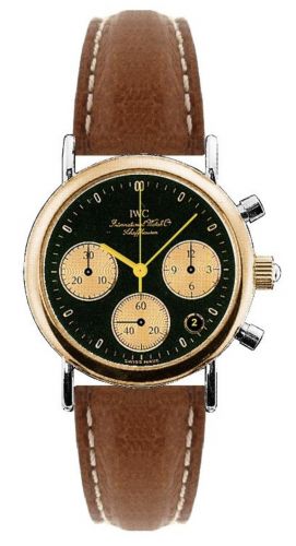 Portofino Lady Chronograph MecaQuartz Stainless Steel / Rose Gold / Black / Calf