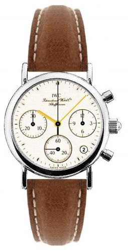 Portofino Lady Chronograph MecaQuartz Stainless Steel / White / Calf