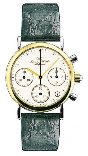 Portofino Lady Chronograph MecaQuartz Stainless Steel / Yellow Gold / White / Alligator