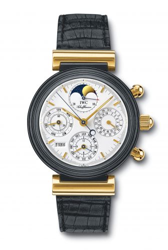 Da Vinci Perpetual Black Ceramic / Yellow Gold / White / German