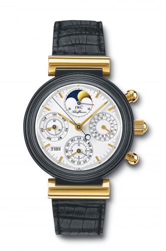 Da Vinci Perpetual Black Ceramic / Yellow Gold / White / Italian