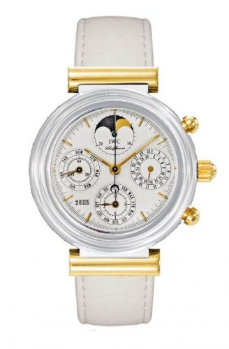 Da Vinci Perpetual White Ceramic / Yellow Gold / White / English