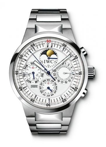 GST Perpetual Calendar Stainless Steel / White / German