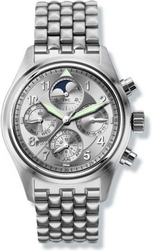 Pilot's Watch Spitfire Chronograph Perpetual Calendar Stainless Steel / Silver / Sincere