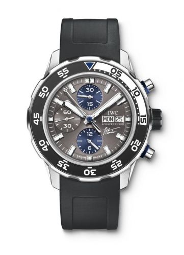 Aquatimer Chronograph Stainless Steel / Grey / Rubber / Cousteau Divers 2010 