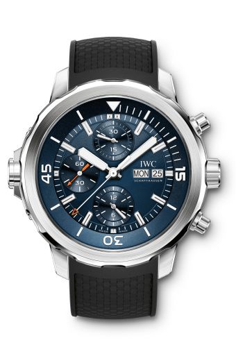 Aquatimer Chronograph Stainless Steel / Blue / Rubber / Edition Expedition Jacques-Yves Cousteau 2014