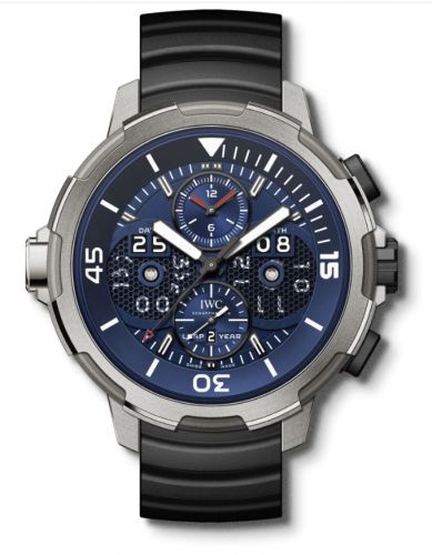 Aquatimer Perpetual Calendar Digital Date-Month Titanium / Blue