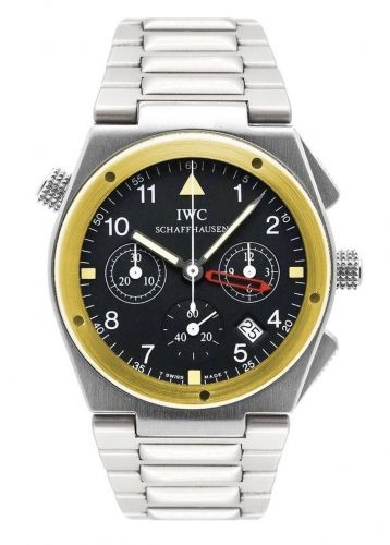 Ingenieur Mecaquartz Chronograph Alarm Stainless Steel / Yellow Gold / Black / Bracelet