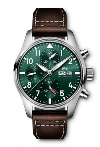 Pilot's Watch Chronograph 41 Stainless Steel / Green