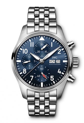 Pilot's Watch Chronograph 41 Stainless Steel / Blue / Bracelet