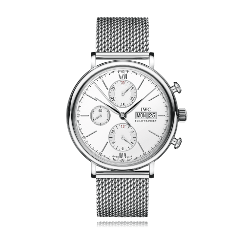 Portofino Chronograph Stainless Steel / Silver  / Milanese