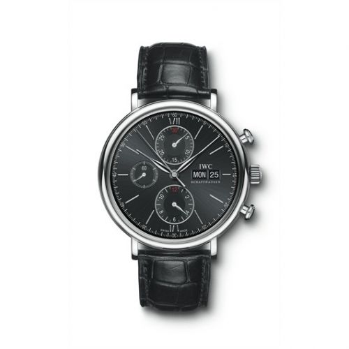 Portofino Chronograph Stainless Steel / Black