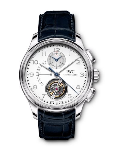 Portugieser Tourbillon Rétrograde Chronograph Platinum / Silver