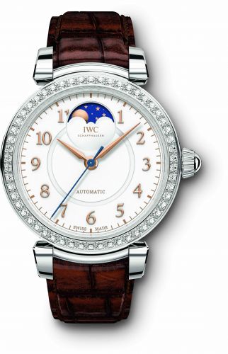 Da Vinci 36 Moonphase Stainless Steel / Diamond / Silver