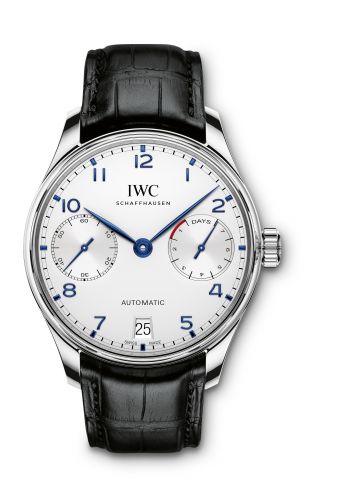 Portugieser Automatic 5007 Stainless Steel / Silver / Blue Numerals