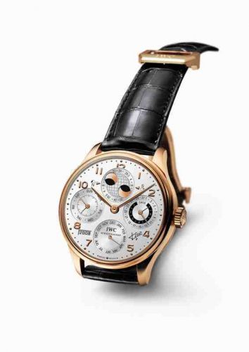 Portugieser Perpetual Calendar 5021 Luis Figo Rose Gold / Black