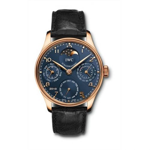 Portuguese Perpetual Calendar 5022 Rose Gold / Blue