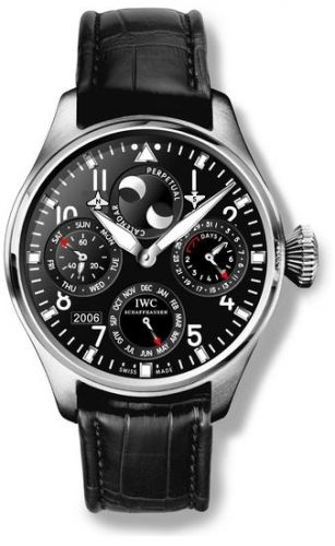 Big Pilot Perpetual Calendar Platinum / Black / Sincere