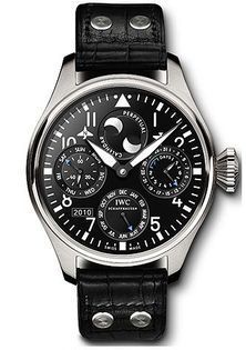 Big Pilot Perpetual Calendar Stainless Steel / Black / Orsini
