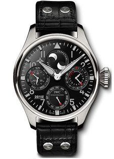 Big Pilot Perpetual Calendar Stainless Steel / Black / Zegg & Cerlati
