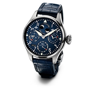 Big Pilot Perpetual Calendar White Gold / Blue / Bucherer